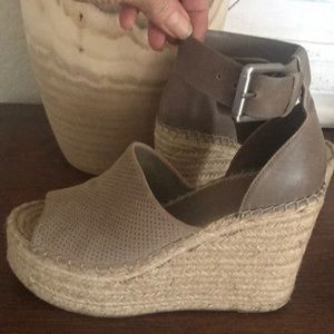 Marc Fisher perforated wedge
